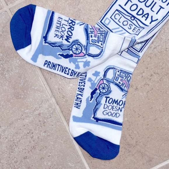 Primitives by Kathy ‘I Cannot Adult Today’ Crew Socks (Unisex) - Picture 5 of 7